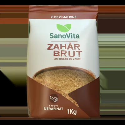 Zahar brut din trestie de zahar, 500g, SanoVita