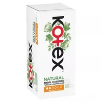 Absorbante zilnice Natural, 20 bucati, Kotex
