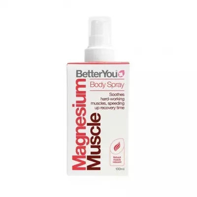 BetterYou Magnesium Muscle spray de corp, 100 ml