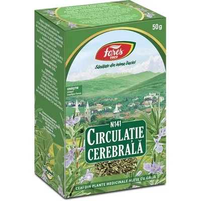 Ceai Circulatie Cerebrala N141, 50g, Fares