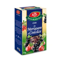 Ceai cu merisoare si coacaze, 75g, Fares