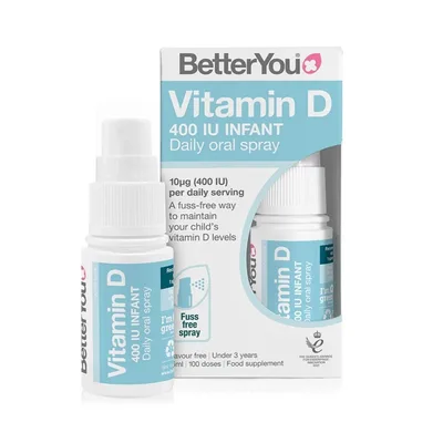 D400 Infant Vitamin D Oral Spray 15 ml, BetterYou