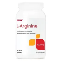 L-Arginina 1000 mg, 90 tablete, GNC