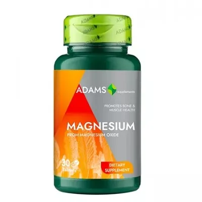 Magneziu 375 mg, 30 tablete, Adams Vision