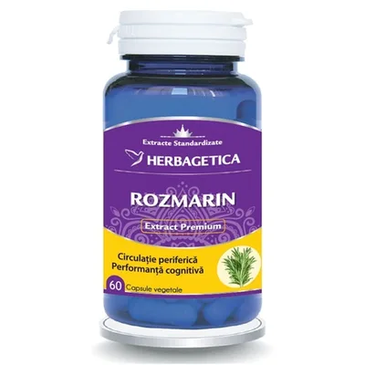 Rozmarin, 60 capsule, Herbagetica