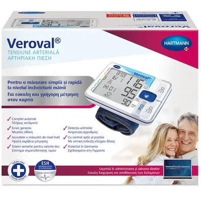 Tensiometru digital de incheietura Veroval, Hartmann