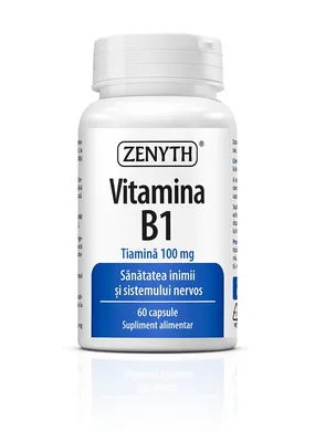Vitamina B1, 60 capsule, Zenyth