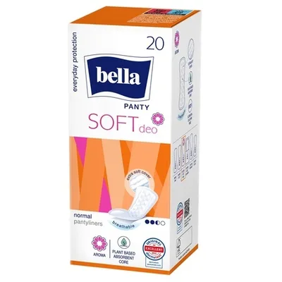 Absorbante zilnice Panty Soft, 60 bucati, Bella