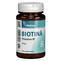Biotină, 900 mcg, 100 comprimate, Vitaking