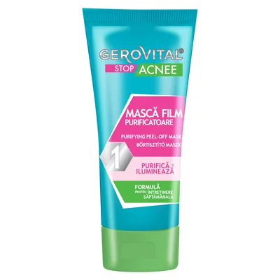 Gerovital Stop Acnee Mască Purificatoare, 100 ml