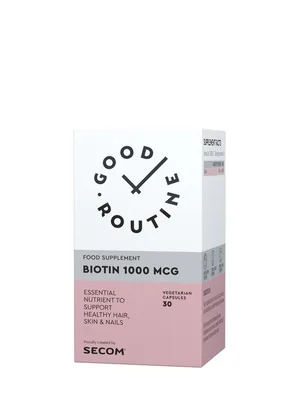 Good Routine Biotin 1000mcg, 30 capsule, Secom