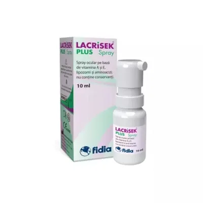 Lacrisek Plus Ocular Spray, 10ml, Fidia
