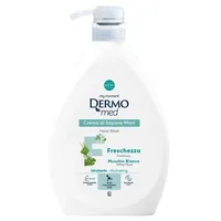 Săpun lichid cu pompă, Mosc Alb, 1000 ml, Dermomed