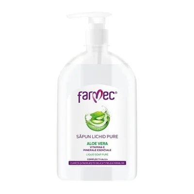 Săpun lichid pure cu aloe vera, 500 ml, Farmec