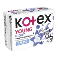 Absorbante de noapte Night Young, 7 bucăți, Kotex