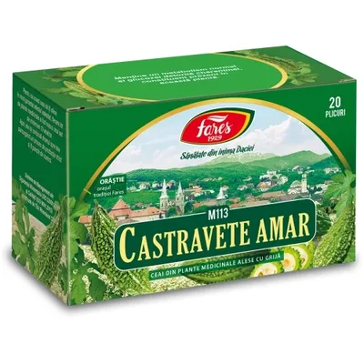 Ceai Castravete amar M113, plicuri Fares