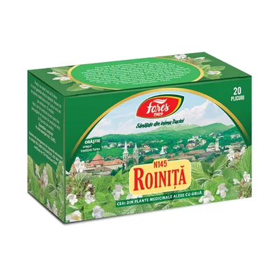 Ceai de Roinita, 20 plicuri, Fares