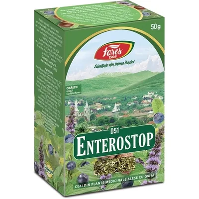 Ceai Enterostop D51, 50g, Fares