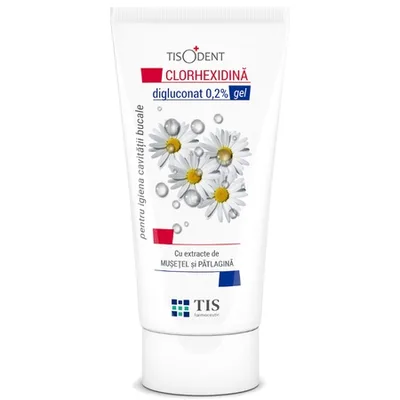 Clorhexidina gel Tisodent, 50 ml, Tis Farmaceutic