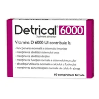 Detrical Vitamina D 6000 UI, 60 comprimate