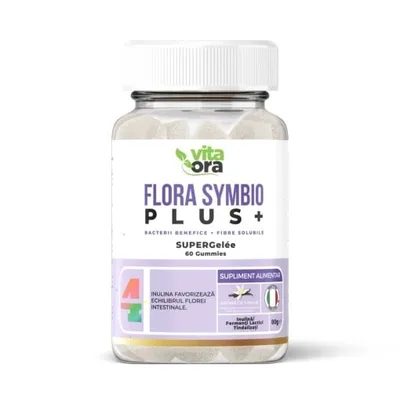 Probiotice Flora Symbio Plus, 60 jeleuri, Vita Ora