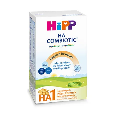HIPP HA1 LAPTE Combiotic hipoalergenic 350g