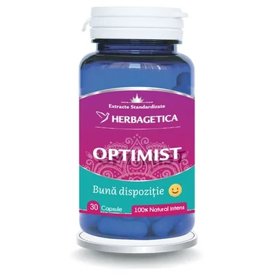 Optimist, 30 capsule, Herbagetica
