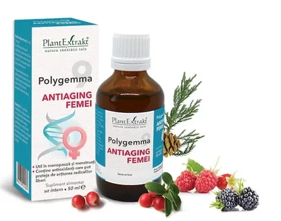 Polygemma 9, femei 50+, 50 ml, Plant Extrakt