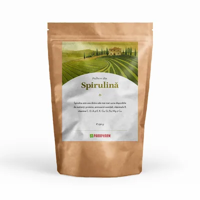 Pulbere spirulina x 250g (Parapharm)