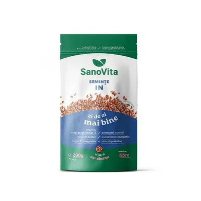 Seminte de in, 1kg, SanoVita