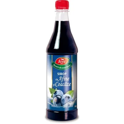 Sirop cu afine și coacaze, 700 ml, Fares