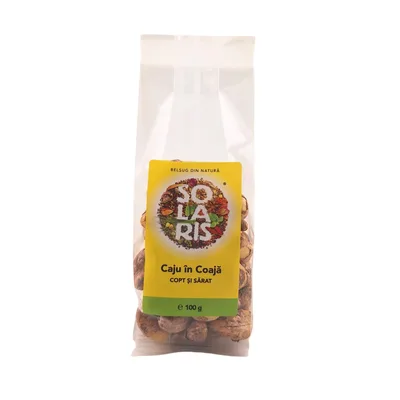 Solaris Caju în Coajă Copt și Sărat, 100 g