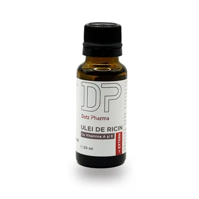 Ulei de ricin cu vitamina A si E, 100 ml, Dotz Pharma