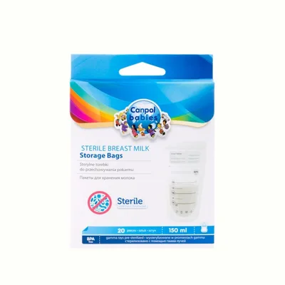 CANPOL Pungi stocare lapte 150ml x 20b 70/001