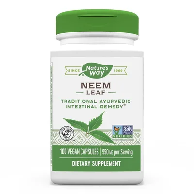 Neem Leaf 950mg, 100 capsule, Secom