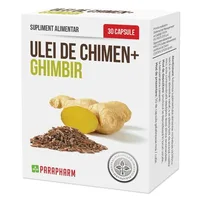 Ulei de Chimen + Ghimbir, 30 capsule, Parapharm