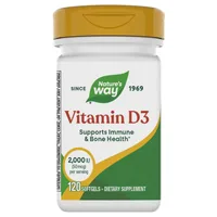 Vitamina D3 2000 UI Nature s Way, 120 capsule, Secom