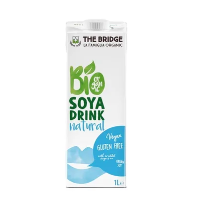 Băutură vegetală Bio de soia, 1 litru, The Bridge