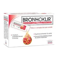 Bronhoklir pentru tuse uscata, 15 plicuri, Stada