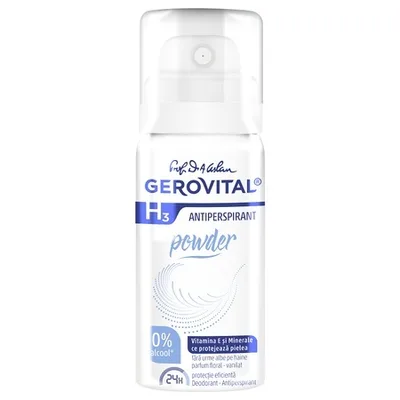 Deodorant-antiperspirant H3 Powder, 150ml, Gerovital