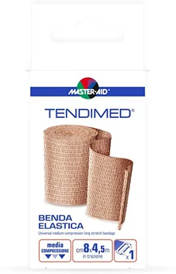 MASTER-AID Tendimed bandaj+cleme 8cm x 4,5m