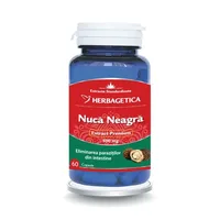 Nuca neagra 500 mg, 60 capsule, Herbagetica