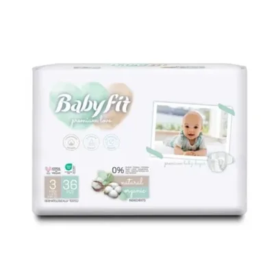 Scutece Midi, Nr. 3, 4-9 kg, 36 bucăți, Babyfit