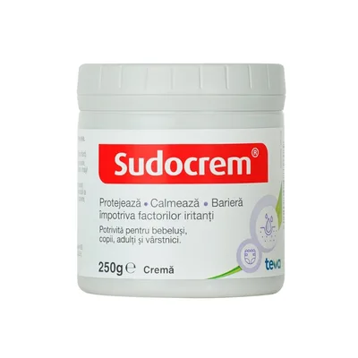 Sudocrem cremă antiseptică și protectoare, 125 g