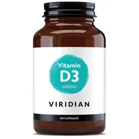 Vitamina D3 2000UI, 60 capsule, Viridian