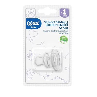 WEE BABY Tetina silicon ortodontica nr.3 - 127