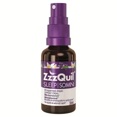 ZzzQuil Somn spray oral cu melatonină, 30 ml