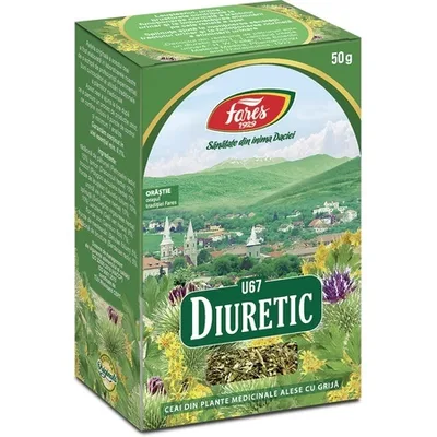 Ceai Diuretic U67, 50g, Fares