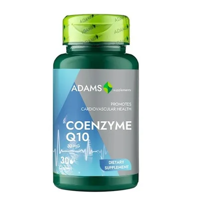 Coenzimă Q10, 30 mg, 30 capsule, Adams Vision
