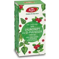 Diurosept cu D-manoza, 30 capsule, Fares